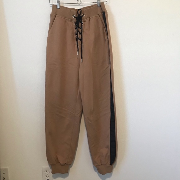 [Tiger Mist] Front-tie Jogger Pant - Picture 2 of 6